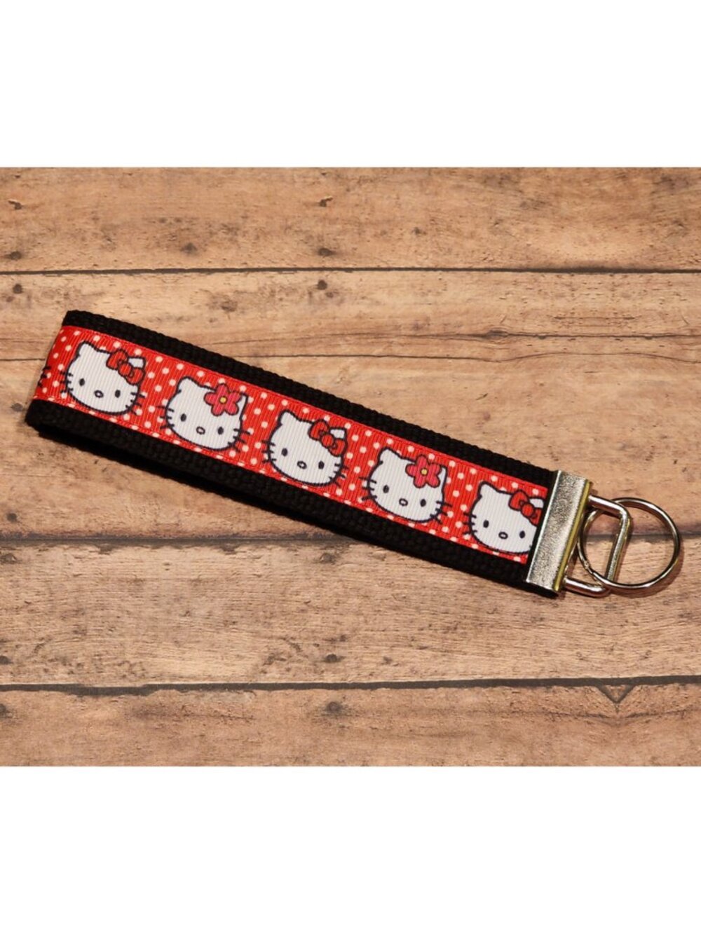 Hello Kitty Wristlet Keyfob / Keychain